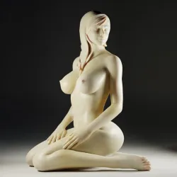 Sitting Woman nude figures