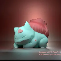 Sleeping Rose Bulbasaur