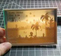 Sonic The Hedgehog Lithophane