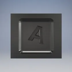 SQUARE MOLD LETTER A