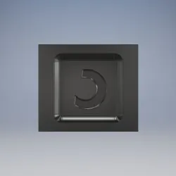 SQUARE MOLD LETTER C