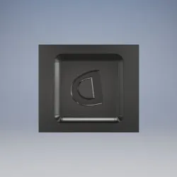 SQUARE MOLD LETTER D