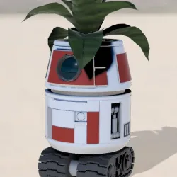 STAR WARS DROID GARDENER R4-PL (THREE DIFFERENT SIZES )