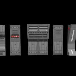Star Wars Imperial Light Cruiser Wall Panels for 3.75" and 6" figures