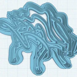 Suicune Cookie Cutter