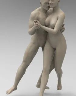TANGO NUDE DANCERS POSE 6