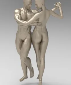 TANGO NUDE DANCERS POSE 8