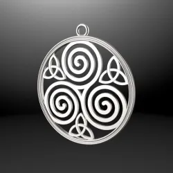 Triskelion Pendant - 3D print model