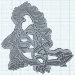 Tyranitar Cookie Cutter