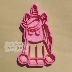 Unicorn cookie cutter. Unicorn cookie cutter