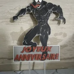 venom birthday decoration