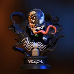 VENOM BUST FAN ART