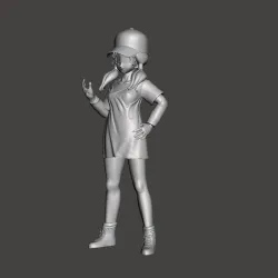 Videl Dragon Ball 3D Model