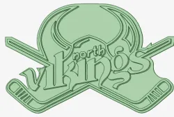 Vikings logo cookie cutter