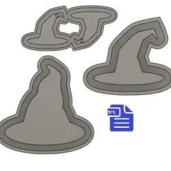 Witch & Wizard Hat Set with Silicone Mold Tray