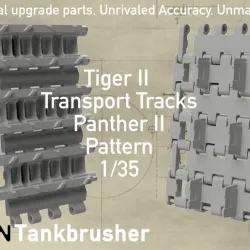 1/35 Panther II - King Tiger Transport Tracks