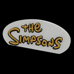 3D MULTICOLOR LOGO/SIGN - The Simpsons