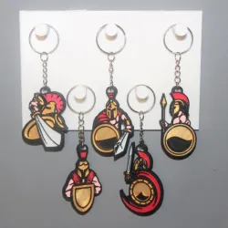 5 Spartan 2 Keychains