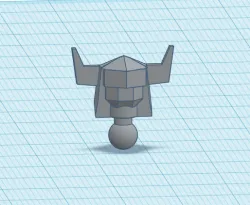 Acroyear II Head for Time Traveler Micronauts