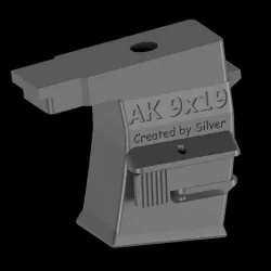 Airsoft MP5 mag adaptor for AK