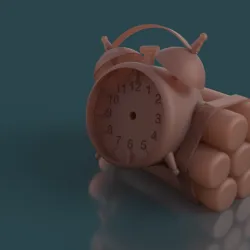 alarm clock piggy bank