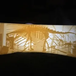 Barosaurus Lithophane