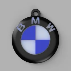 BMW Multicolored Keychain