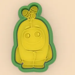 Bubbles Oddbods cookie cutter - Bubbles Oddbods cookie cutter