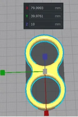 Carbine eight for the backpack
