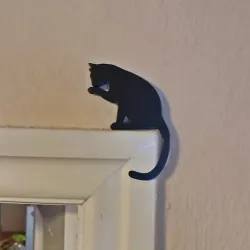 Cat, Cat, Shelf, Door, Print in Place Model
