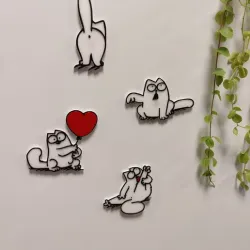 Cat fridge magnets