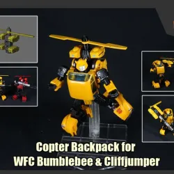 Copter Backpack for Transformers WFC Bumblebee & Cliffjumper