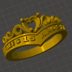 Corazoncito 15 años, 15 years ring
