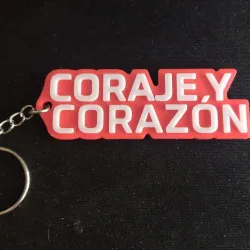 Courage and Courage Key Chain