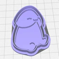 Cute Penis Cookie Cuter & Embosser