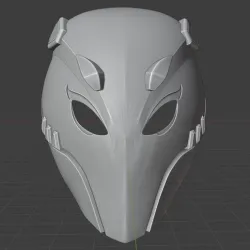 Cyberpunk Cyber Geysha mask