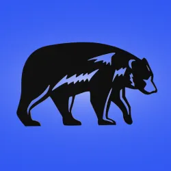 Decorative mural, wall decoration, panno, bear