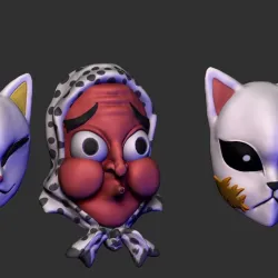 Demon Slayer Kimetsu- No Yaiba Tanjirou Sabito masks
