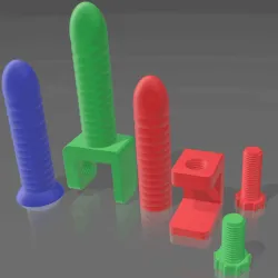 Desktop dildo with stand + Dildo Fun 18