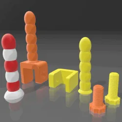 Desktop dildo with stand + Dildo Fun 21