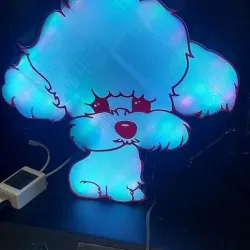 dog lamp