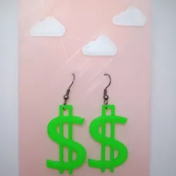 DOLLAR EARRING