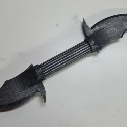 Double blade knife / quad blade - cosplay
