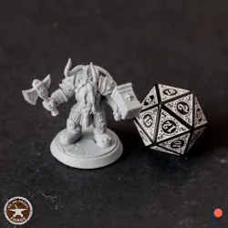 Dwarf Paladin with Weapons