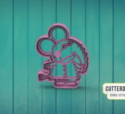 Emilia Elefanta Peppa Pig Emily Elephant Cookie Cutter