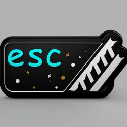 ESC KEY - MOLD BATH BOMB, SOLID SHAMPOO