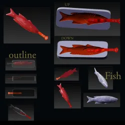 fish mold popscle stl print file