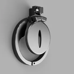 Flat Chastity cage