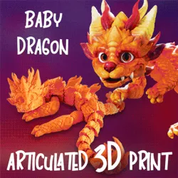 FLEXI Baby Dragon Articulated
