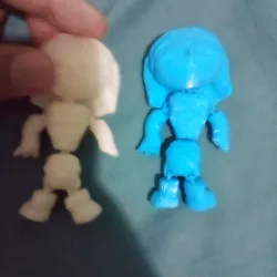 Flexi Troll Mother with Tpu and Pla (and abs) edition